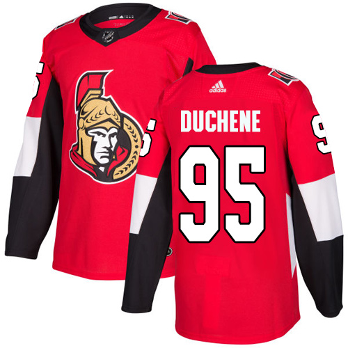 Adidas Men Ottawa Senators #95 Matt Duchene Red Home Authentic Stitched NHL Jersey